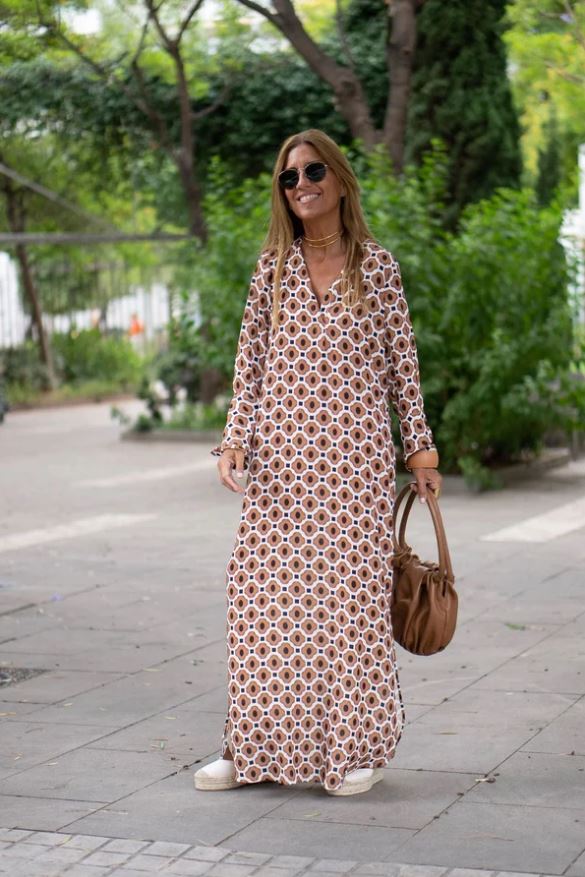Elegant Printed Dress (CLEARANCE)