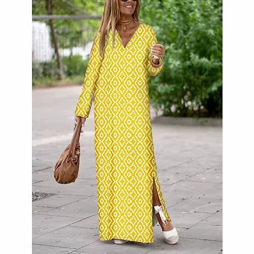 Elegant Printed Dress (CLEARANCE)