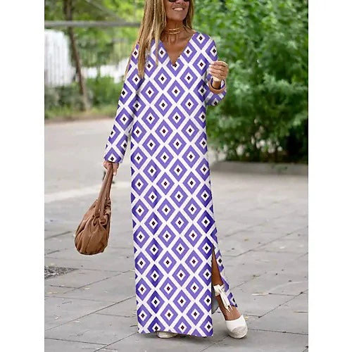 Elegant Printed Dress (CLEARANCE)