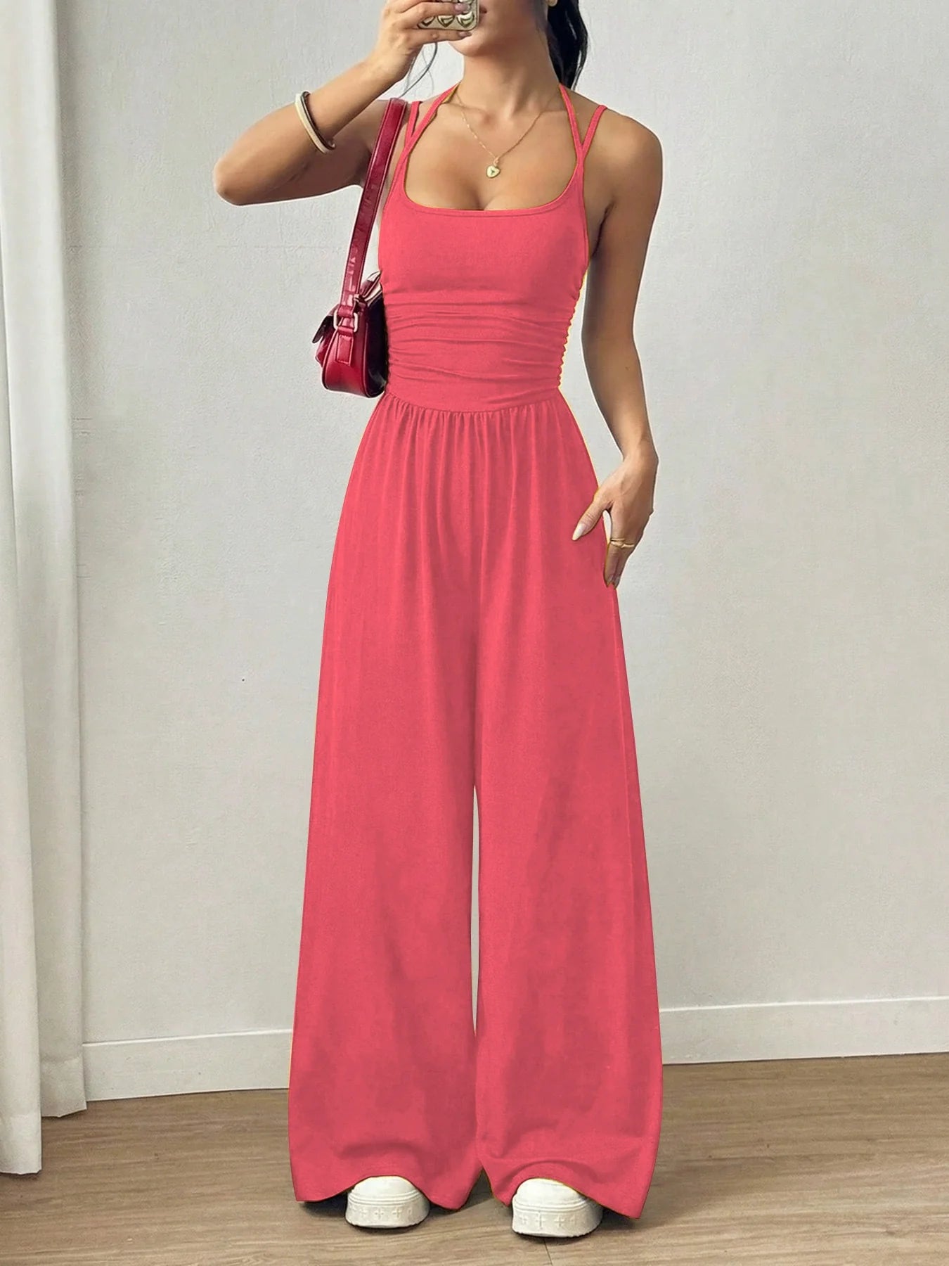 Summer Stretch Utility Jumpsuit Essential