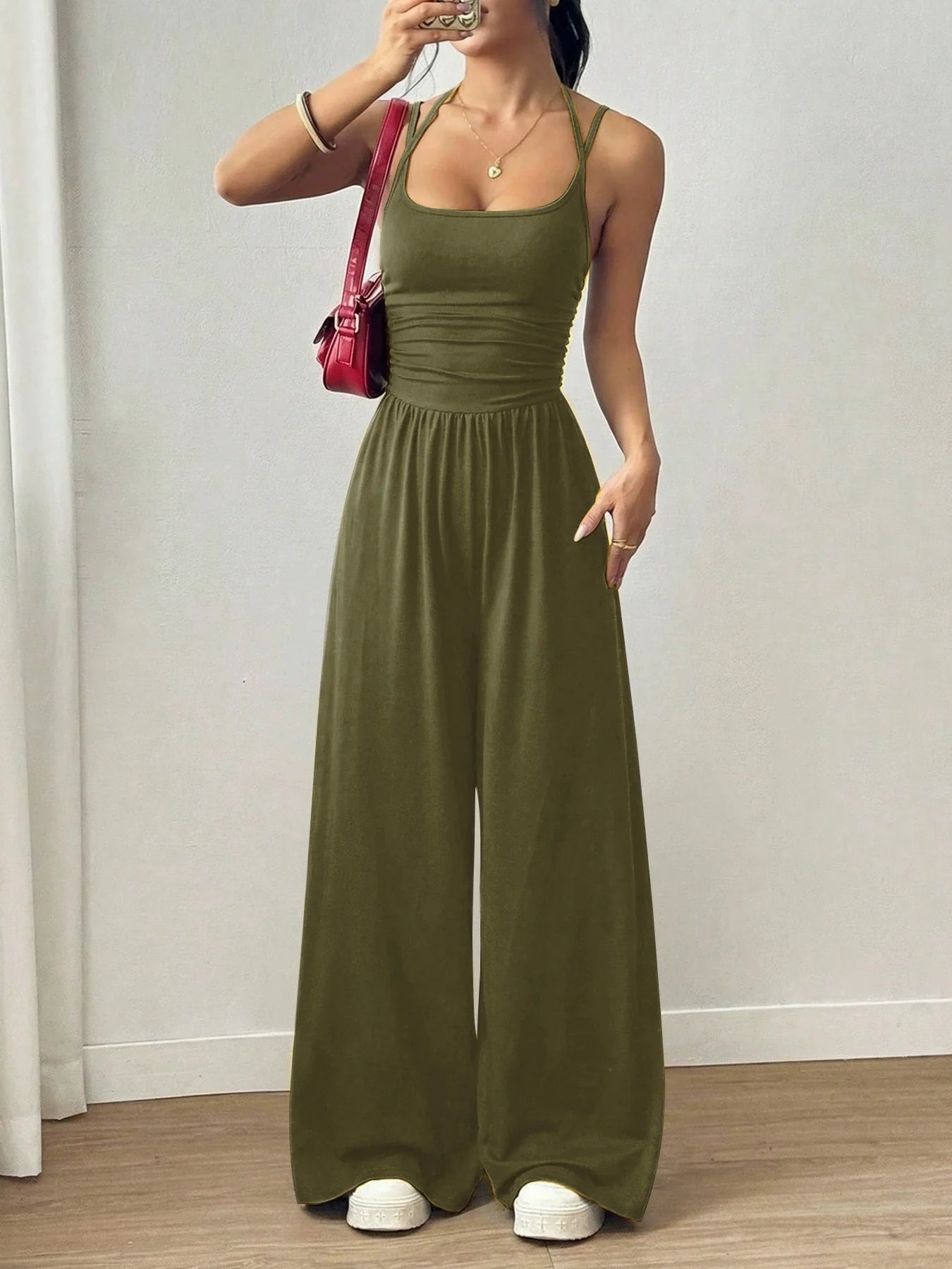 Summer Stretch Utility Jumpsuit Essential